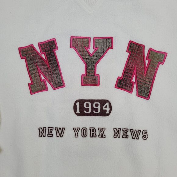 Vintage 1994 NYN New-York Sweatshirt Medium 26x26 Baggy USA - Picture 10 of 11